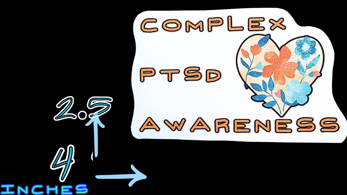 CPTSD Awareness Stickers & Keychain