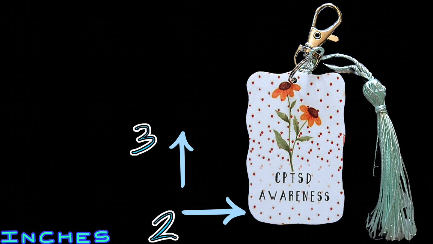 CPTSD Awareness Stickers & Keychain