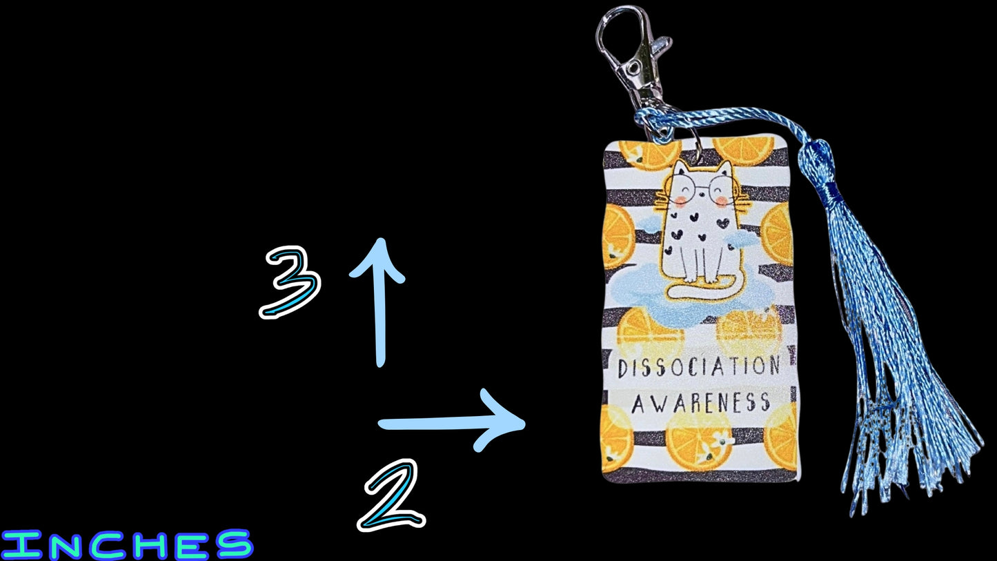 Dissociation Awareness Stickers & Keychain